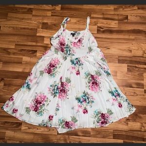 White Dress with Flowers